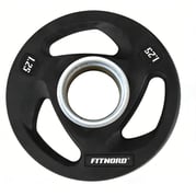 Levypaino 1,25 kg, FitNord Tri Grip Black 1