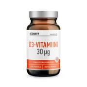 ICONFIT D3-Vitamiini 30 μg, Viinirypäleensiemenöliyllä, N90 1