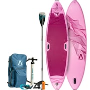 FitNord Aqua Leaf 340 SUP-lautasetti, pinkki (kantavuus 200 kg, lasikuitumela) 2023-24 1