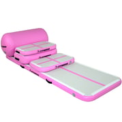 FitNord Muunneltava Airtrack-setti, pinkki