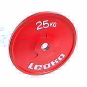 LEOKO metallilevypaino 25 kg, IPF-hyväksytty voimanostoon