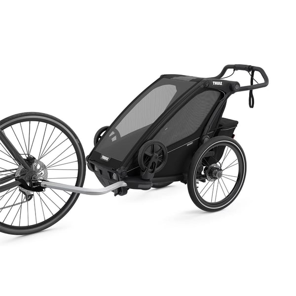 Lastenkuljetusperäkärry THULE Chariot Sport 1, Midnightblack 2