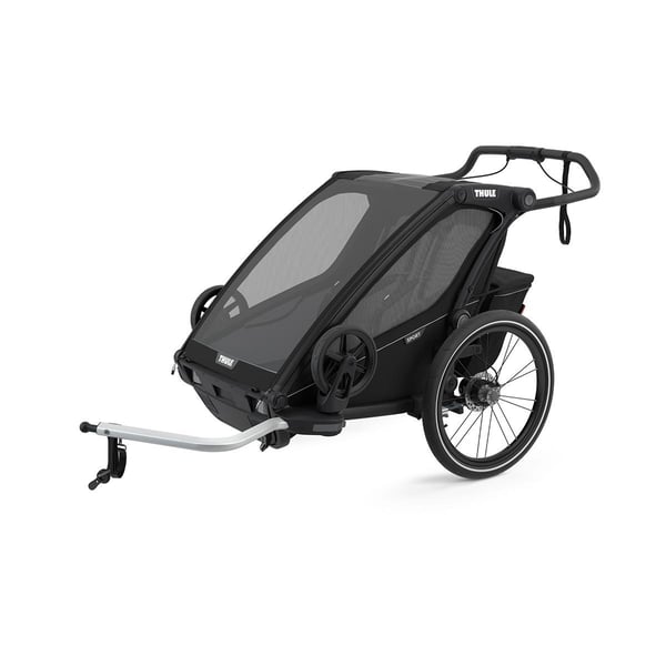 Lastenkuljetusperäkärry THULE Chariot Sport 2, Midnight black 2