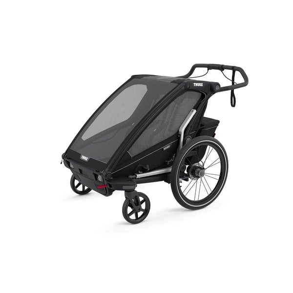 Lastenkuljetusperäkärry THULE Chariot Sport 2, Midnight black 3