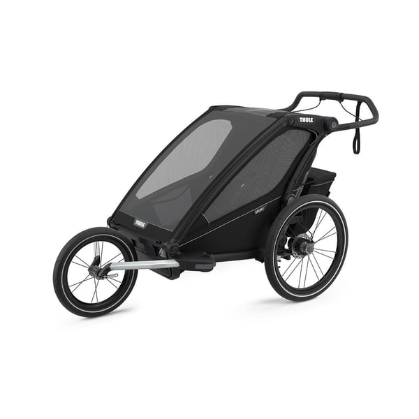 Lastenkuljetusperäkärry THULE Chariot Sport 2, Midnight black 4