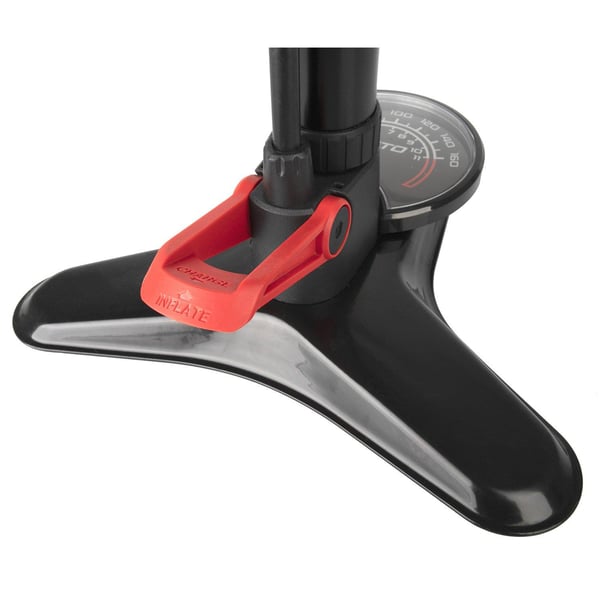 Jalkapumppu BETO, CFL-003AGD, tubeless pumppu isolla mittarilla 2