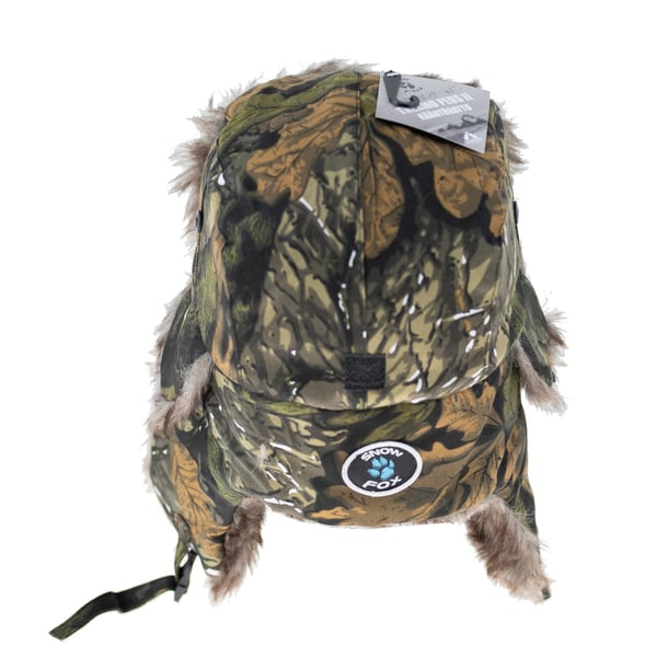 SnowFox Thermo Plus Kääntöhattu Camo/Oranssi 4