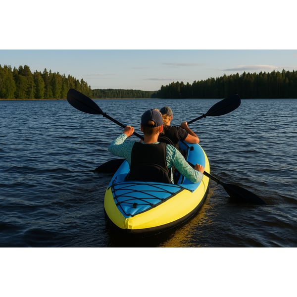 BlueSea ilmatäytteinen kajakki, 383 cm 2-3 henkilöä 8