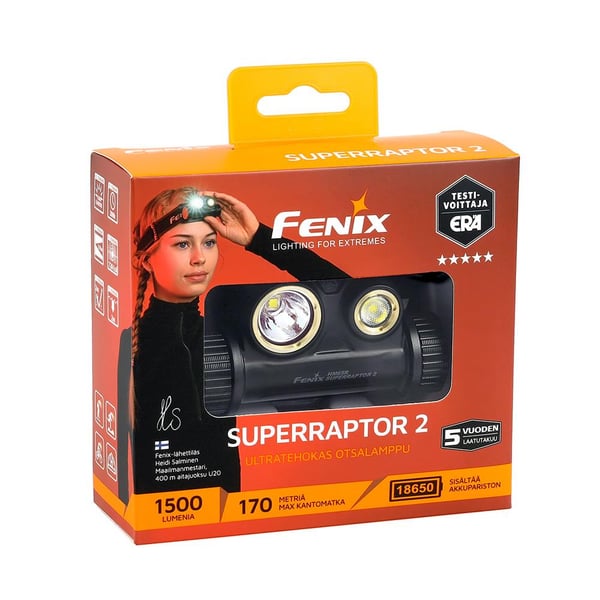 Otsalamppu Fenix HM65R SUPERRAPTOR 2, 1500 lm 11