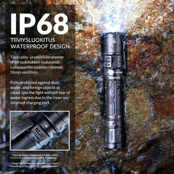 Taskulamppu Fenix PD35R, 1700 lm 6