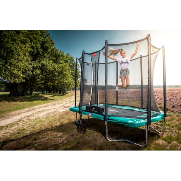 BERG Favorit Trampoliini Suorakaide 280x190 cm + Turvaverkko 2