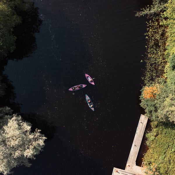 FitNord Seal Two ilmatäytteinen kajakki, tummanvihreä (2-istuttava) G2 11