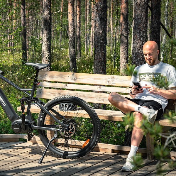 FitNord Ranger 700FS Sähkömaastopyörä G2, musta 3