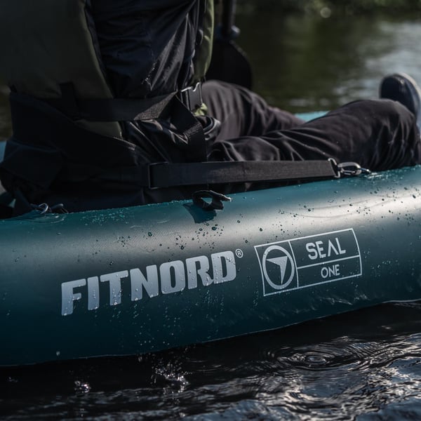 FitNord Seal One ilmatäytteinen kajakki, tummanvihreä (1-istuttava) G2 7