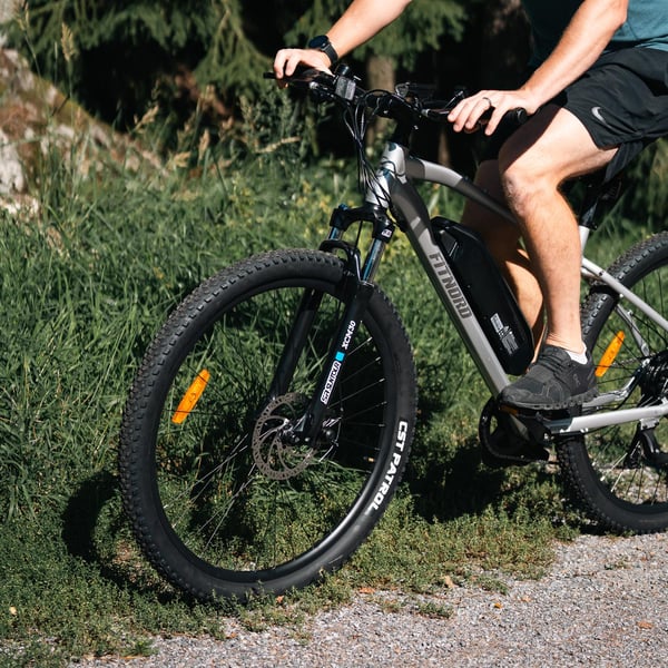 FitNord Ranger 200 Sähkömaastopyörä 2024, hopea (540Wh akku) 5