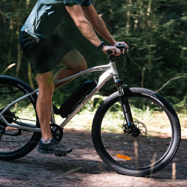 FitNord Ranger 200 Sähkömaastopyörä 2024, hopea (540Wh akku) 3