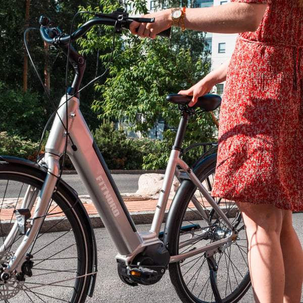 FitNord Classic 300 Sähköpyörä 2024, valkoinen (489,6 Wh akku) 3