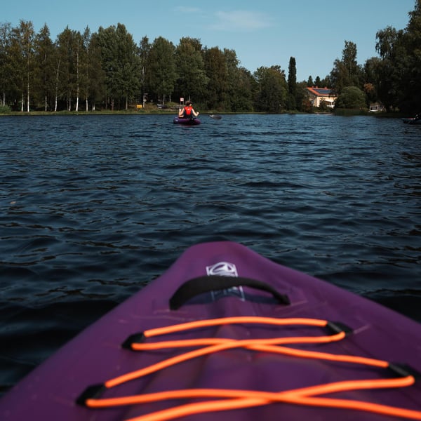 FitNord Seal One ilmatäytteinen kajakki, tummanvioletti (1-istuttava) G2 13