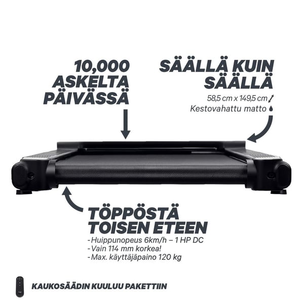 FitNord Walk 300 Kävelymatto *VOITELUVAPAA* 4