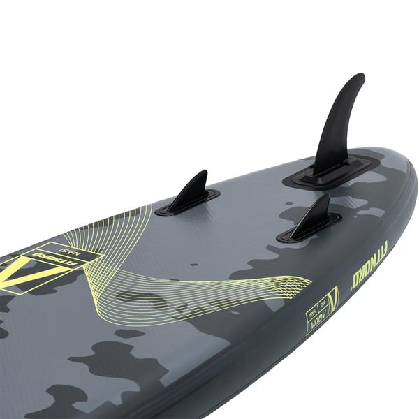 FitNord Aqua 300 SUP-lautasetti, NÄSI (lime-musta), alumiinimelalla G2 5