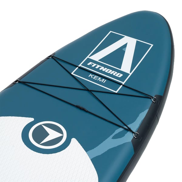 FitNord Aqua 330 SUP-lautasetti, KEMI (valko-musta), lasikuitumelalla, G2 3