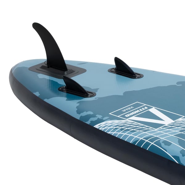 FitNord Aqua 330 SUP-lautasetti, KEMI (valko-musta), lasikuitumelalla, G2 7