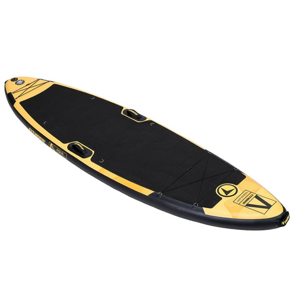 FitNord Aqua Leaf 340 SUP-lautasetti, Nordkapp (musta-keltainen), hiilikuitumelalla, G2 2