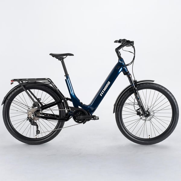 FitNord Ava 700FS NightSky Sähköpyörä, tummansininen, Runko 48 cm, renkaat 27,5", akku 720 Wh 1