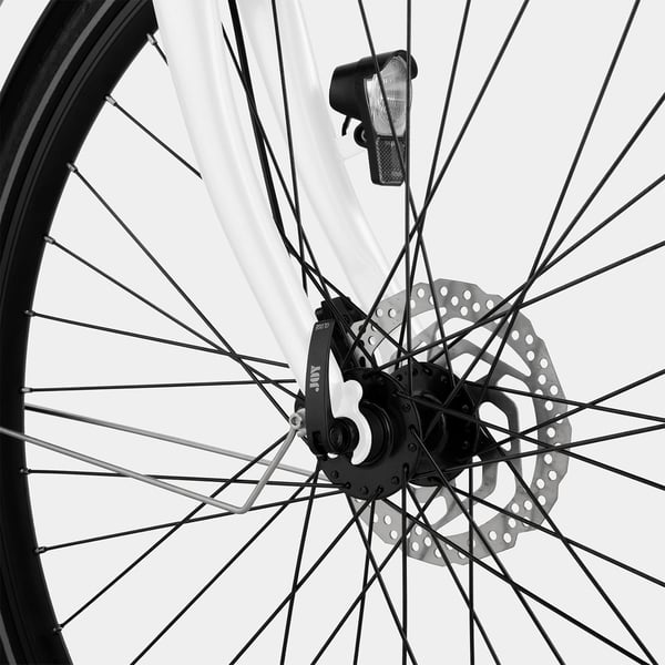 FitNord Classic 300 Sähköpyörä 2024, valkoinen (489,6 Wh akku) 7