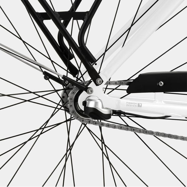 FitNord Classic 300 Sähköpyörä 2024, valkoinen (489,6 Wh akku) 8