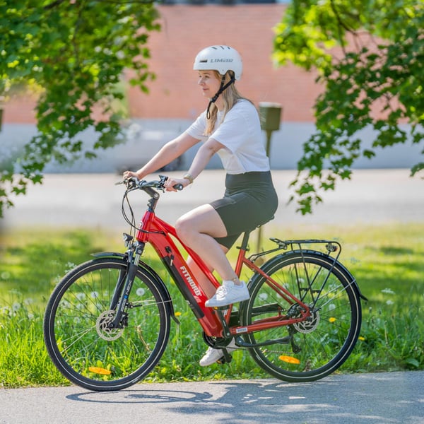 FitNord Ava 300 Sähköpyörä, punainen (720Wh tehoakku) 3