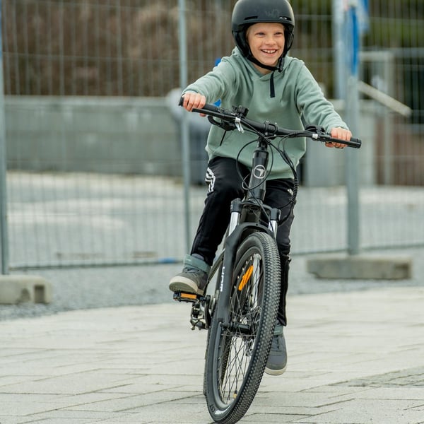 FitNord Ranger Jr Sähkömaastopyörä, musta (360Wh tehoakku) 2