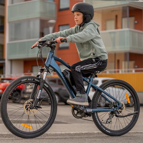 FitNord Ranger Jr Sähkömaastopyörä, sininen (360Wh tehoakku) 8