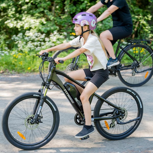 FitNord Ranger Jr Sähkömaastopyörä, musta (360Wh tehoakku) 13
