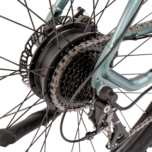 FitNord Ranger 200 Sähkömaastopyörä, vihreä (540Wh akku) 7