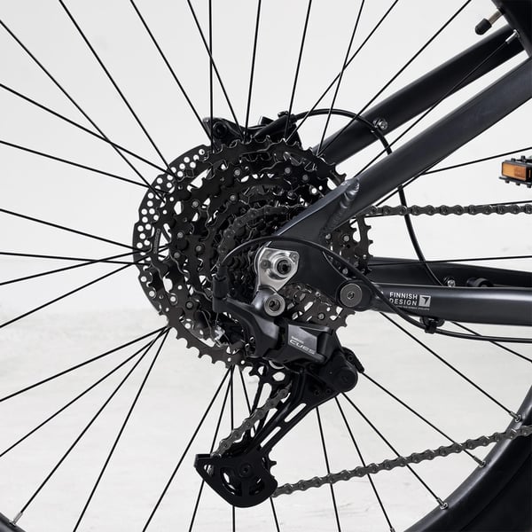 FitNord Ranger 800FS Sähkömaastopyörä, musta 9