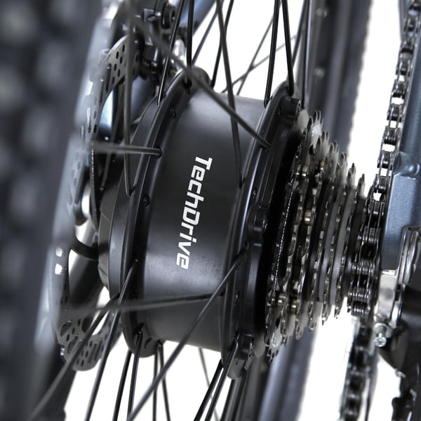 FitNord Ranger Jr Sähkömaastopyörä, sininen (360Wh tehoakku) 3