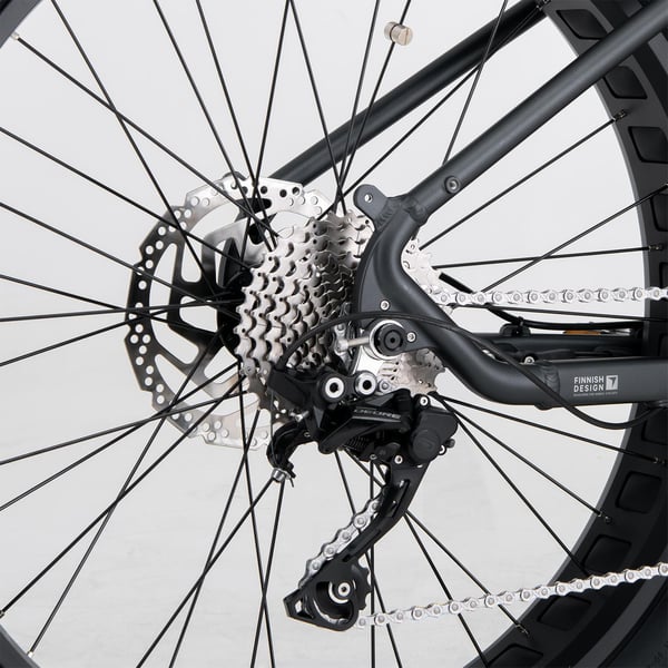 FitNord Rumble 500 Sähköfatbike G2, musta 19