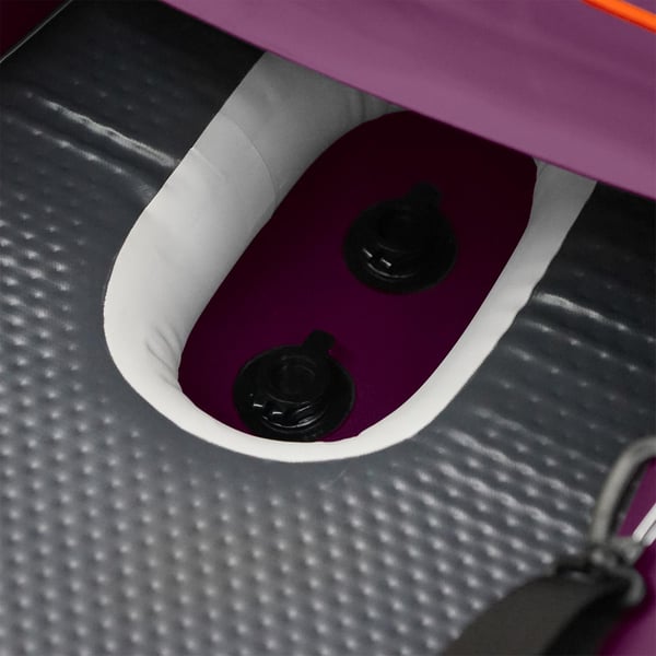 FitNord Seal One ilmatäytteinen kajakki, tummanvioletti (1-istuttava) G2 19