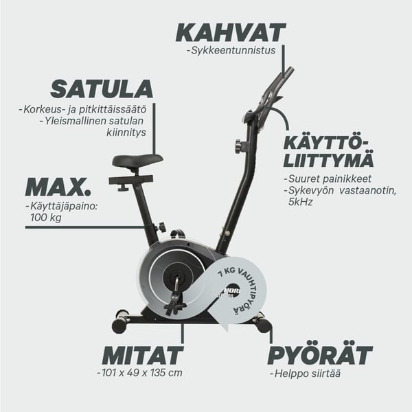 FitNord Cyclo 100 Kuntopyörä 3