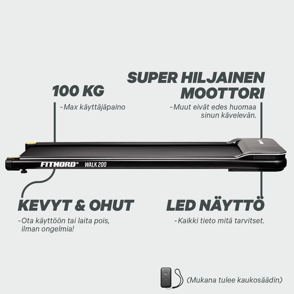 FitNord Walk 200 Kävelymatto 5
