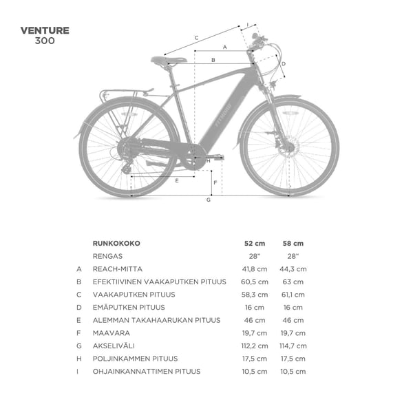 FitNord Venture 300 Sähköpyörä 2024, musta (720Wh tehoakku) 10