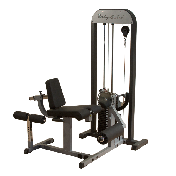 Jalan ojennus- ja koukistuslaite painopakalla  Body-Solid Pro Select 2