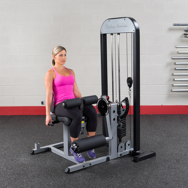 Jalan ojennus- ja koukistuslaite painopakalla  Body-Solid Pro Select 3