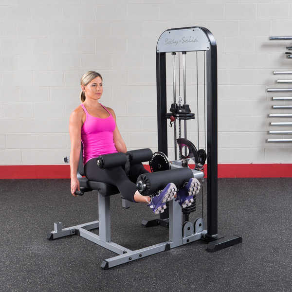 Jalan ojennus- ja koukistuslaite painopakalla  Body-Solid Pro Select 4