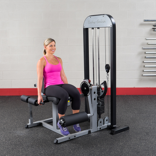 Jalan ojennus- ja koukistuslaite painopakalla  Body-Solid Pro Select 5