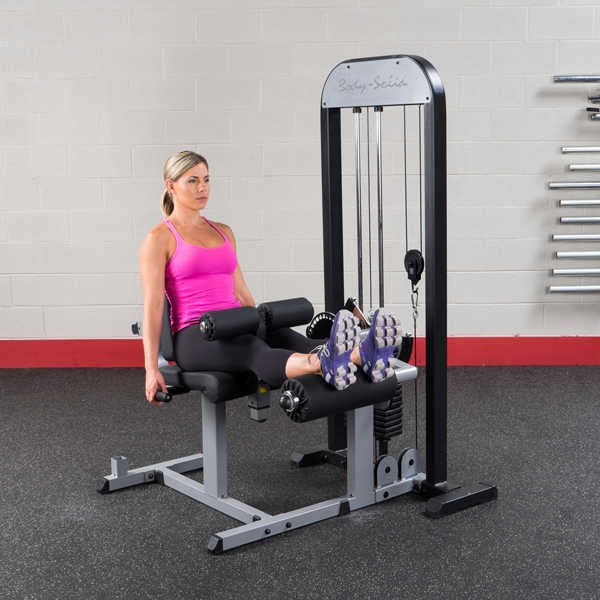 Jalan ojennus- ja koukistuslaite painopakalla  Body-Solid Pro Select 7