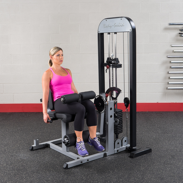 Jalan ojennus- ja koukistuslaite painopakalla  Body-Solid Pro Select 8