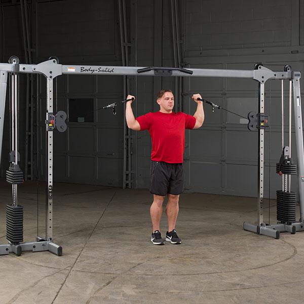 Ristikkäistalja, 2x72,5 kg, Body-Solid Deluxe 5