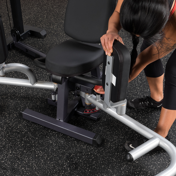 Reiden lähennys- ja loitonnuslaite painopakalla  Body-Solid Pro Select 12